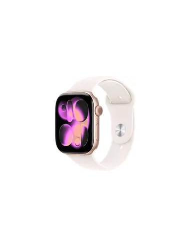 Apple Watch Series 11 Oled 46 Mm Cyfrowy 416 X 496 Px Ekran Dotykowy Złoto Różowe Wi-Fi Gps