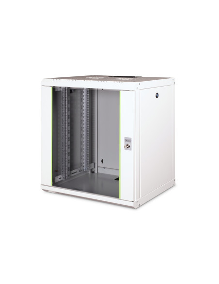 Digitus Szafa Sieciowa Wisząca Unique 19" 12U Rack 600X450, Drzwi Szyba, Szary, Niedzielona, Złożona, 100Kg