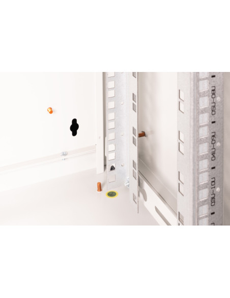 Digitus Szafa Sieciowa Wisząca Unique 19" 12U Rack 600X450, Drzwi Szyba, Szary, Niedzielona, Złożona, 100Kg