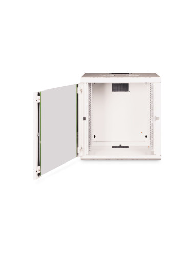 Digitus Szafa Sieciowa Wisząca Unique 19" 12U Rack 600X450, Drzwi Szyba, Szary, Niedzielona, Złożona, 100Kg
