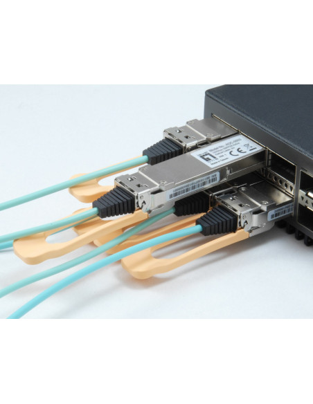 Levelone Aoc-0503 Moduł Przekaźników Sieciowych Swiatłowód 103100 Mbit/S Qsfp28 850 Nm