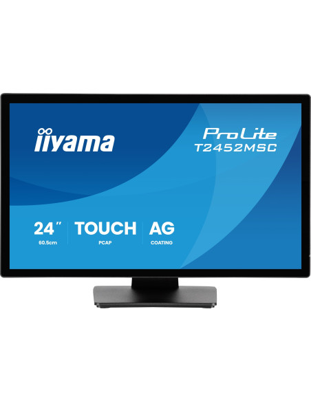 Iiyama Prolite T2452Msc-B2Ag Monitor Komputerowy 61 Cm (24") 1920 X 1080 Px Full Hd Led Ekran Dotykowy Czarny