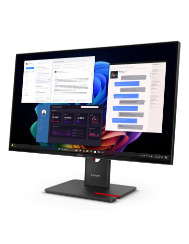 Lenovo Thinkvision T27Ud-40 27"Uhd Ips 60Hz 350Nits Ag Usb Hdmi Dp Rj45 Eclipse Black 3Y Onsite