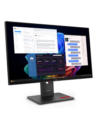 Lenovo Thinkvision T27Ud-40 27"Uhd Ips 60Hz 350Nits Ag Usb Hdmi Dp Rj45 Eclipse Black 3Y Onsite