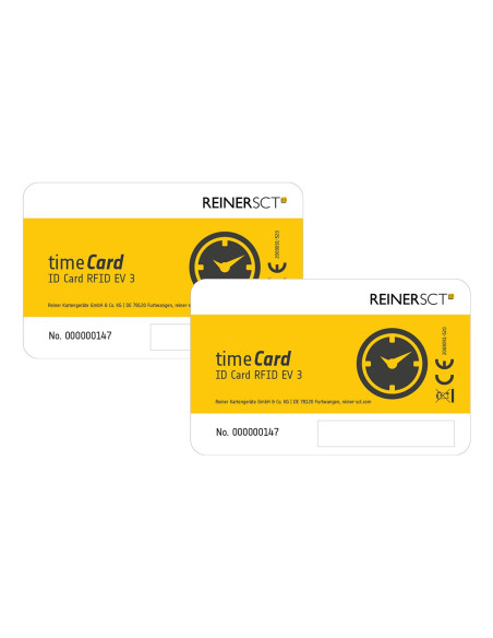 Reiner Sct Timecard Premium Card Mifare Desfire Ev3 Etykieta Rfid Czarny, Biały, Żółty 25 Szt.