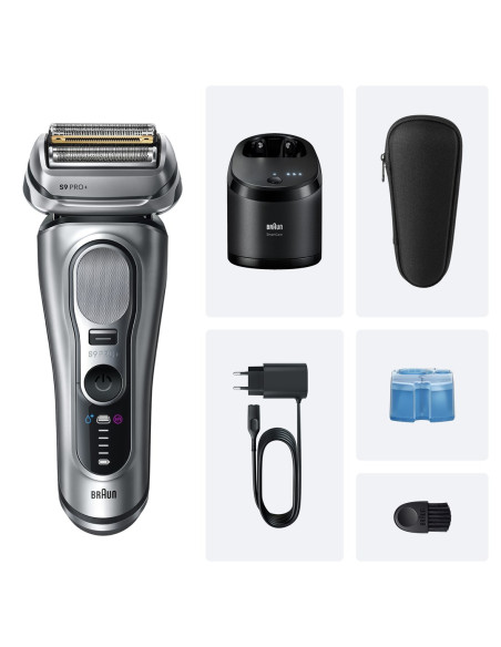 Braun Series 9 Pro+ 9667Cc Maszynka Do Golenia Golarka Foliowa Przycinarka Srebrny