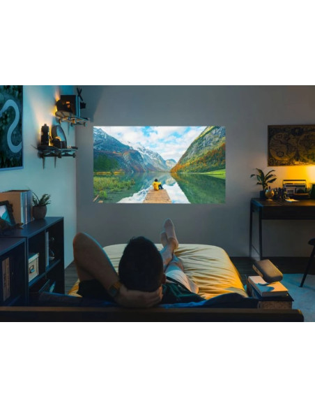 Viewsonic M1X Projektor Danych Projektor Krótkiego Rzutu Led Wvga (854X480) Czarny, Srebrny