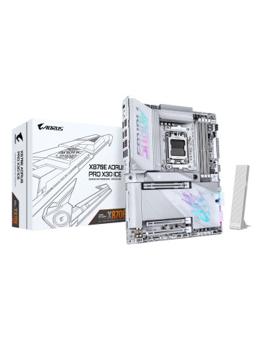 Gigabyte X870E Aorus Pro X3D Ice Amd X870E Gniazdo Am5 Atx