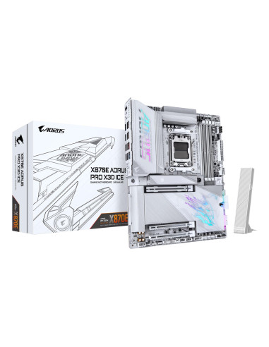 Gigabyte X870E Aorus Pro X3D Ice Amd X870E Gniazdo Am5 Atx