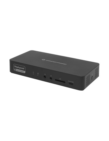Stacja Dokująca Conceptronic 17-1 Usb-C- Hdmi Dp 4K/60Hz Gbe Usb-C Bk