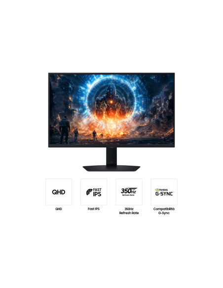 Samsung G60F Monitor Komputerowy 68,6 Cm (27") 2560 X 1440 Px Quad Hd Lcd Czarny