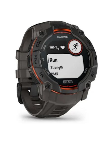 Garmin Instinct 3 Solar 3,3 Cm (1.3") Mip 50 Mm Cyfrowy 176 X 176 Px Ekran Dotykowy Czarny Gps