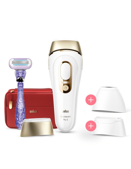 Braun Silk-Expert Pro Silk·expert Pro 5 Pl5267 Intensywne Światło Impulsowe (Ipl) Złoto, Biały