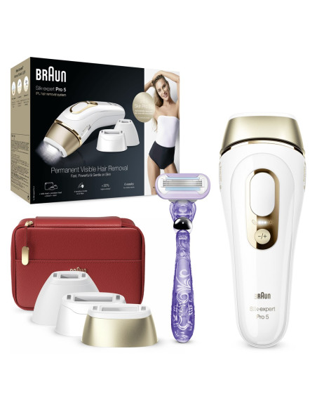 Braun Silk-Expert Pro Silk·expert Pro 5 Pl5267 Intensywne Światło Impulsowe (Ipl) Złoto, Biały