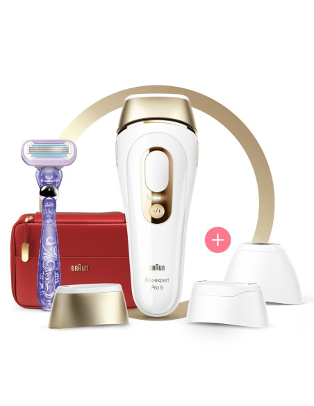 Braun Silk-Expert Pro Silk·expert Pro 5 Pl5267 Intensywne Światło Impulsowe (Ipl) Złoto, Biały