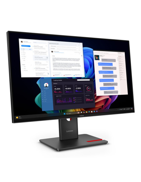 Lenovo Thinkvision T27Ud-40 27"Uhd 60Hz 350Nits Ag Hdmi Dp Usb Eclipse Black