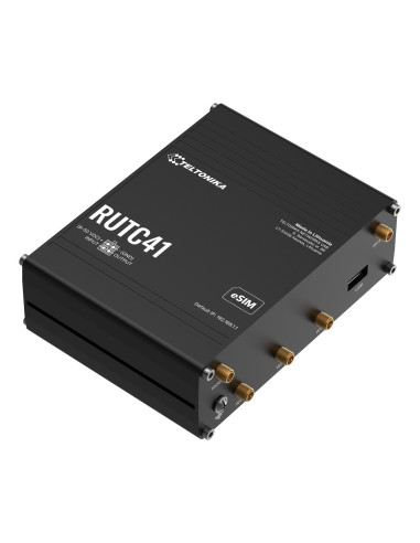 Teltonika Rutc41 Router Bezprzewodowy Gigabit Ethernet Dual-Band (2.4 Ghz/5 Ghz) 5G Czarny
