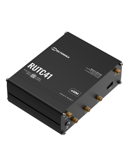 Teltonika Rutc41 Router Bezprzewodowy Gigabit Ethernet Dual-Band (2.4 Ghz/5 Ghz) 5G Czarny