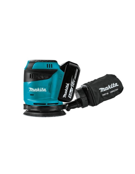 Makita Szlifierka Mimośrodowa 18V Dbo180Rtj 125/2,8Mm 2X5,0Ah