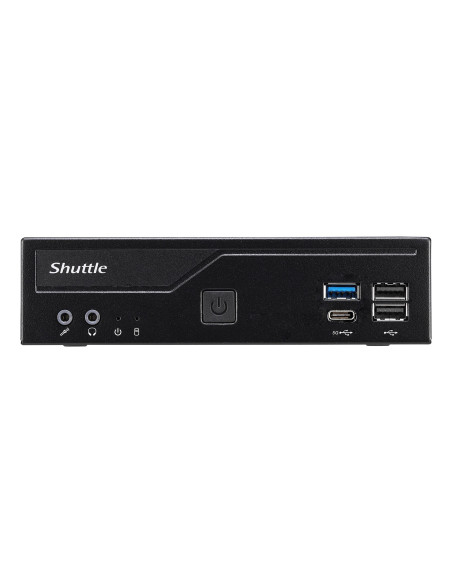 Shuttle Xp? Slim Dh610V2 Komputer Typu Barebone Wielkość Pc 1.35L Czarny Intel H610 Lga 1700