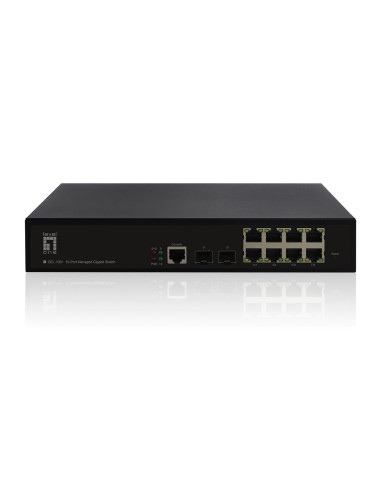10-Portowy Zarządzalny Przełącznik Gigabitowy L2, 2X Ge Sfp Producent: Levelone (Gel-1061V2)