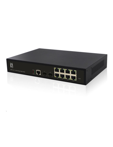 10-Portowy Zarządzalny Przełącznik Gigabitowy L2, 2X Ge Sfp Producent: Levelone (Gel-1061V2)