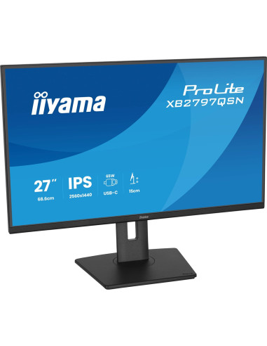 Iiyama Prolite Xb2797Qsn-B1 Monitor Komputerowy 68,6 Cm (27") 2560 X 1440 Px Quad Hd Lcd Czarny