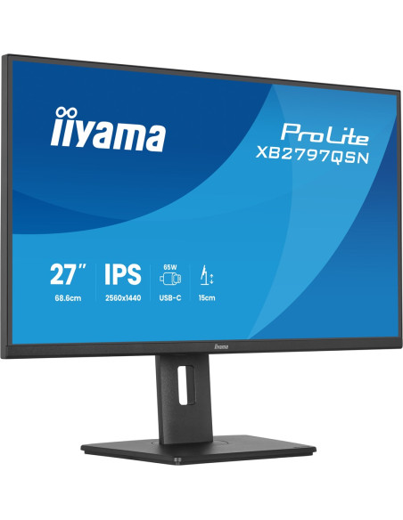 Iiyama Prolite Xb2797Qsn-B1 Monitor Komputerowy 68,6 Cm (27") 2560 X 1440 Px Quad Hd Lcd Czarny