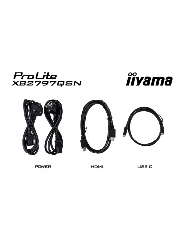 Iiyama Prolite Xb2797Qsn-B1 Monitor Komputerowy 68,6 Cm (27") 2560 X 1440 Px Quad Hd Lcd Czarny