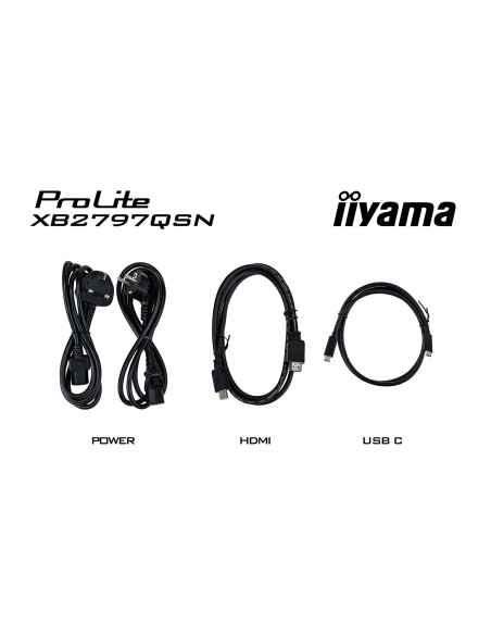Iiyama Prolite Xb2797Qsn-B1 Monitor Komputerowy 68,6 Cm (27") 2560 X 1440 Px Quad Hd Lcd Czarny