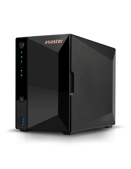Asustor Drivestor 2 Pro Gen2 As3302T V2 Nas Realtek Rtd1619B 2 Gb Ddr4 Adm Czarny