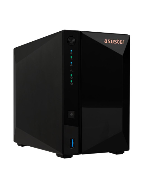Asustor Drivestor 2 Pro Gen2 As3302T V2 Nas Realtek Rtd1619B 2 Gb Ddr4 Adm Czarny