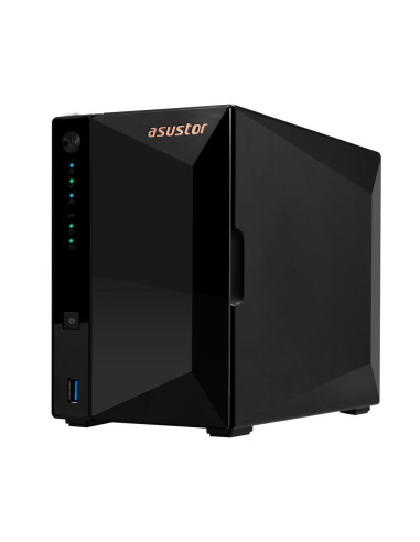 Asustor Drivestor 2 Pro Gen2 As3302T V2 Nas Realtek Rtd1619B 2 Gb Ddr4 Adm Czarny