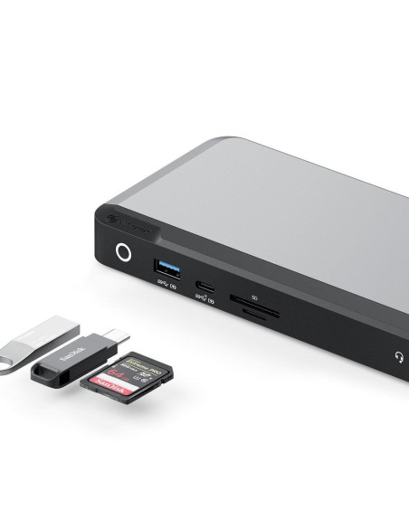 Alogic Dx3 Przewodowa Usb 3.2 Gen 1 (3.1 Gen 1) Type-C Czarny, Szary