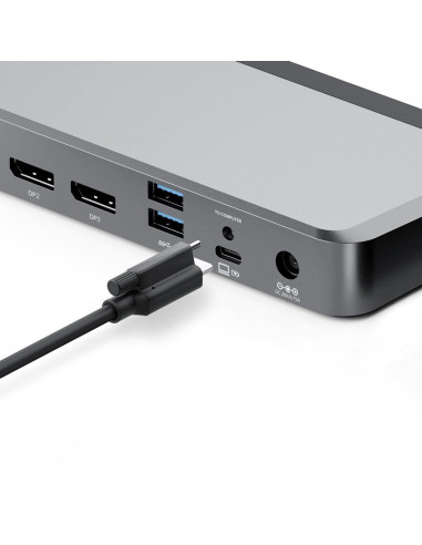 Alogic Dx3 Przewodowa Usb 3.2 Gen 1 (3.1 Gen 1) Type-C Czarny, Szary