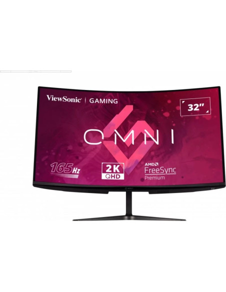 Viewsonic Vx Series Vx3218C-2K Monitor Komputerowy 81,3 Cm (32") 2560 X 1440 Px Quad Hd Led Czarny