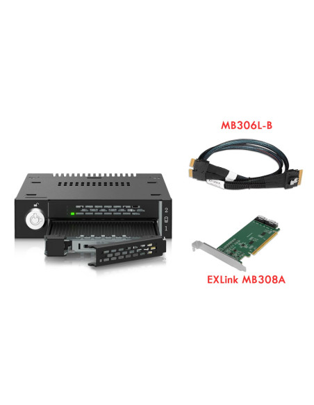 Icydock M.2 Pcie Nvme Ssd Mobilny Stojak Do Zewnętrznych 3.5 4I 2X