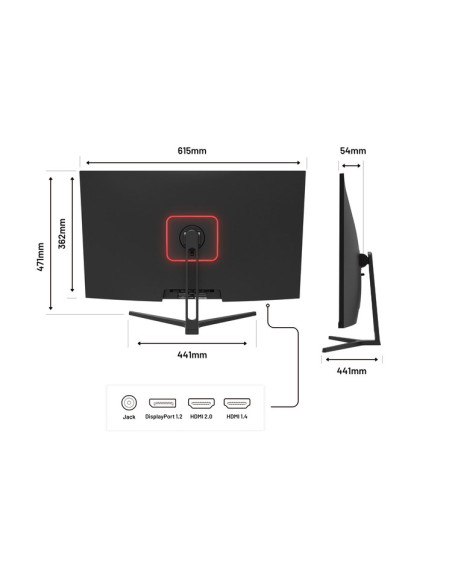 Monitor Japannext 80,0 Cm Jn-V315Uhdr 16:9 Hdmi/Dp Uhd