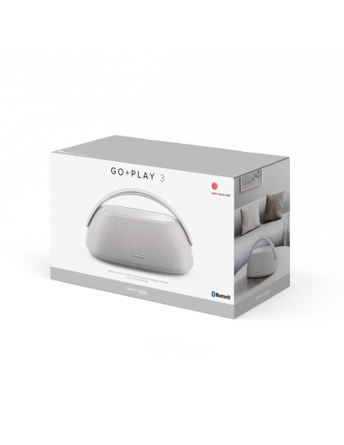 Harman/Kardon Go + Play 3 Przenośny Głośnik Stereo Szary, Srebrny 160 W