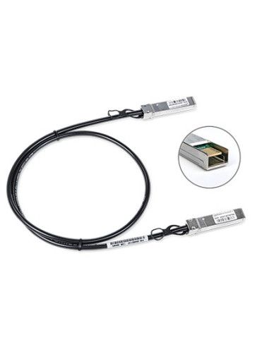 Lancom Sfp-Dd-Dac50-2.5M Kabel Infiniband / Światłowodowy 2,5 M Czarny, Stal