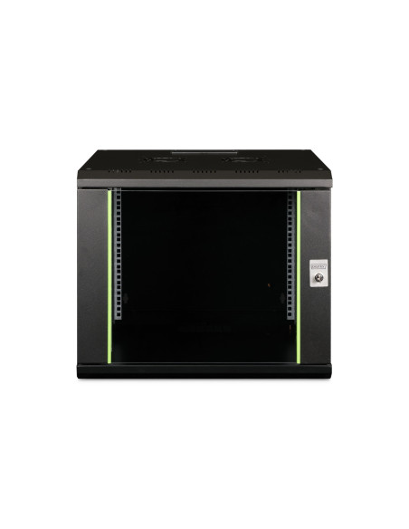 Digitus Szafa Sieciowa Wisząca Unique 19" 9U Rack 600X600, Drzwi Szyba, Czarny, Niedzielona, Złożona, 100Kg