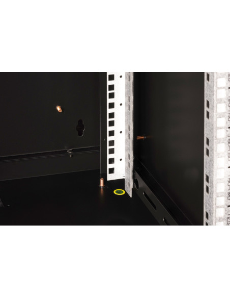 Digitus Szafa Sieciowa Wisząca Unique 19" 9U Rack 600X600, Drzwi Szyba, Czarny, Niedzielona, Złożona, 100Kg
