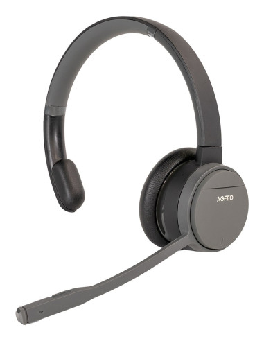Agfeo Infinity Mono Zestaw Słuchawkowy Bezprzewodowy Opaska Na Głowę Biuro/Centrum Telefoniczne Bluetooth Czarny