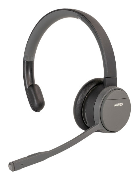 Agfeo Infinity Mono Zestaw Słuchawkowy Bezprzewodowy Opaska Na Głowę Biuro/Centrum Telefoniczne Bluetooth Czarny