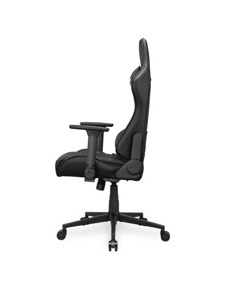 Cougar Cgr-Ao2-Glb Uniwersalny Fotel Dla Gracza Obite Siedzisko Czarny, Złoto