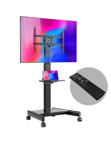Onkron Ts1552E Mobilny Stojak Obrotowo-Nachylny Do Ekranu 43"-75" Maks 70 Kg Czarny