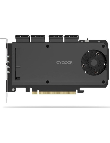 Icy Dock Adapter 4 X M.2 Nvme Ssd Mobile Rack Adapter Card F
