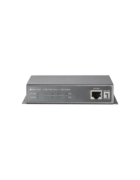 Przełącznik Levelone Gb Poe+ 5-Portowy 19" 115W 1Gbps