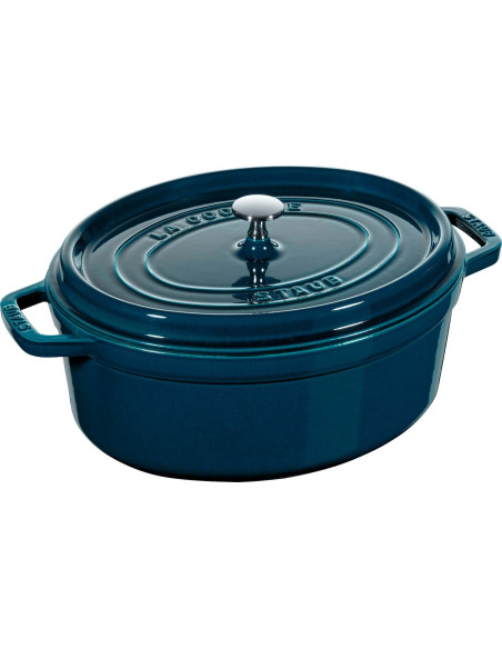 Staub La Cocotte Garnek Żeliwny Owalny 6.7 Ltr, La Mer