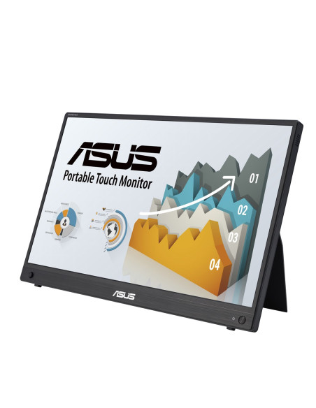 Asus Zenscreen Mb16Aht 39,6 Cm (15.6") 1920 X 1080 Px Full Hd Ekran Dotykowy Czarny